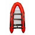 OMEGA - Надуваема моторна лодка с твърдо дъно и надуваем кил 385 K ALF RT PT - червена